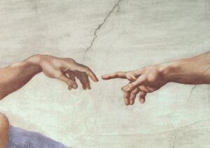hands on painting michelangelo's creation of man