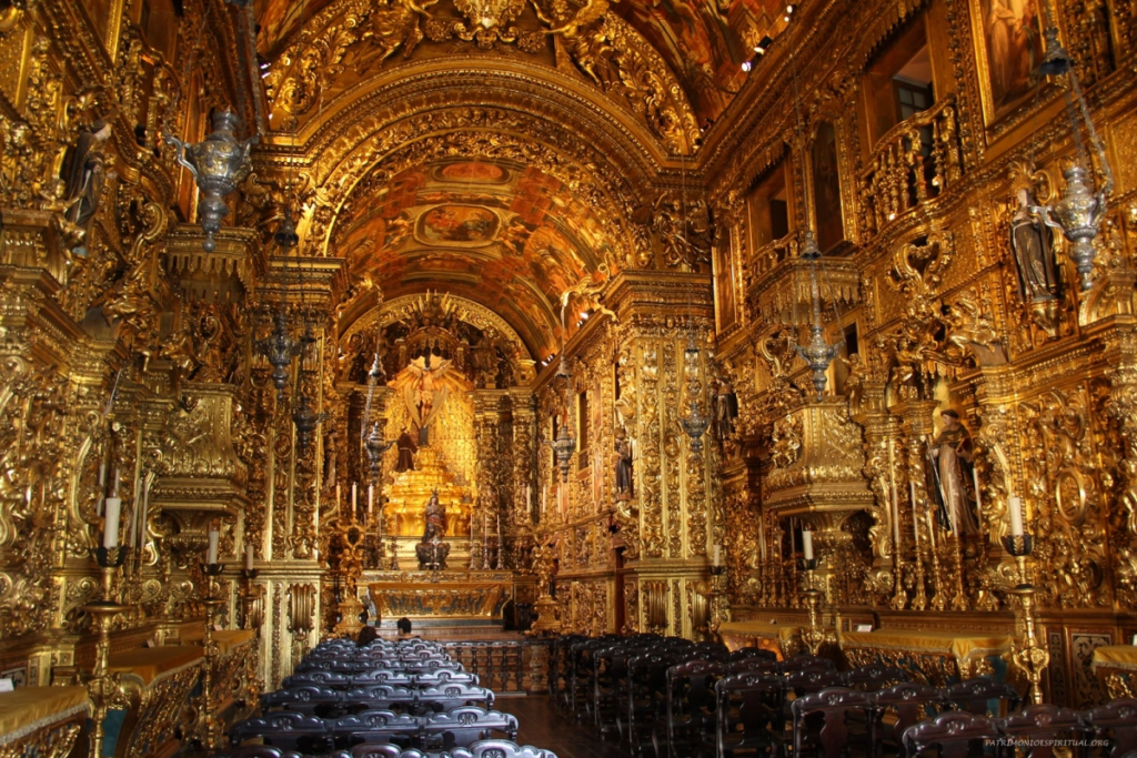 photograph of the Church of the Third Order of San Francisco in Salvador - Bahia